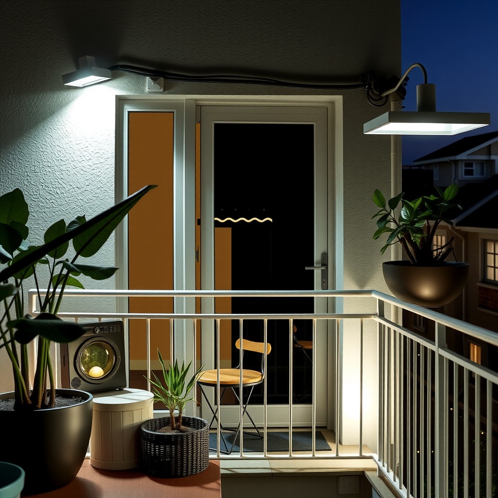 Kako urediti balkon s modernom rasvjetom